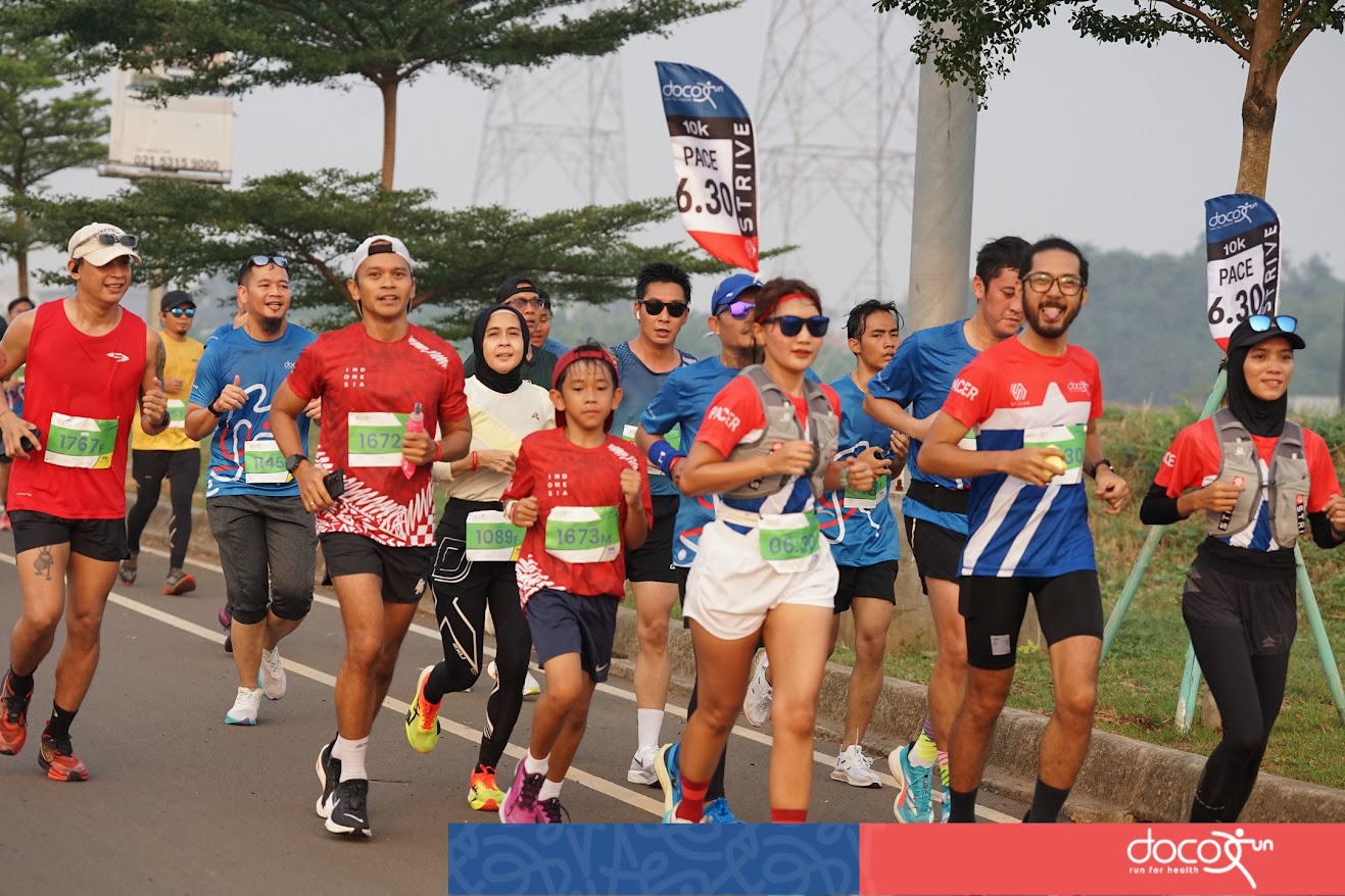 Keseruan Docotel Menggelar Event Lari DOCORUN Bertema Run For Health! 2